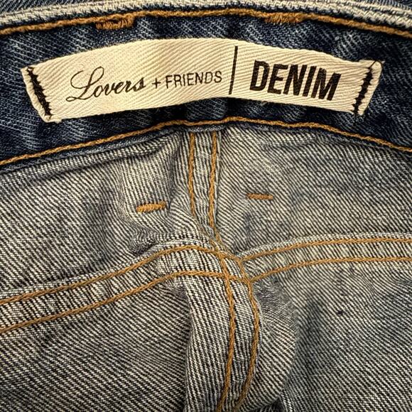 Lovers + Friends x Revolve Women’s Sz 28 Carter Straight Leg Jeans in Ashbrook - Picture 4 of 9